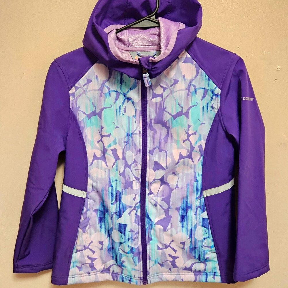 GIRLS SZ (14/16) PURPLE FREE COUNTRY WINTER JACKET - Picture 2 of 7